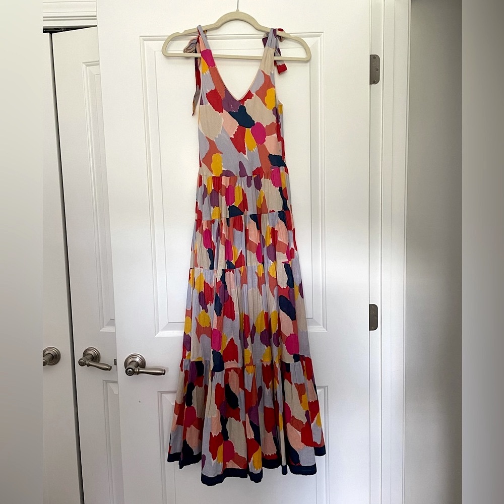 THML Colorful Lined Maxi Dress Size Size XS